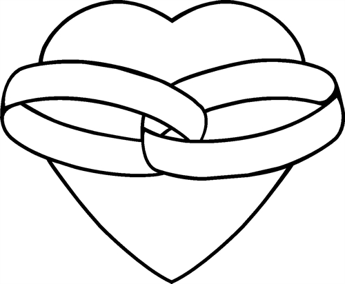 Heart with two rings